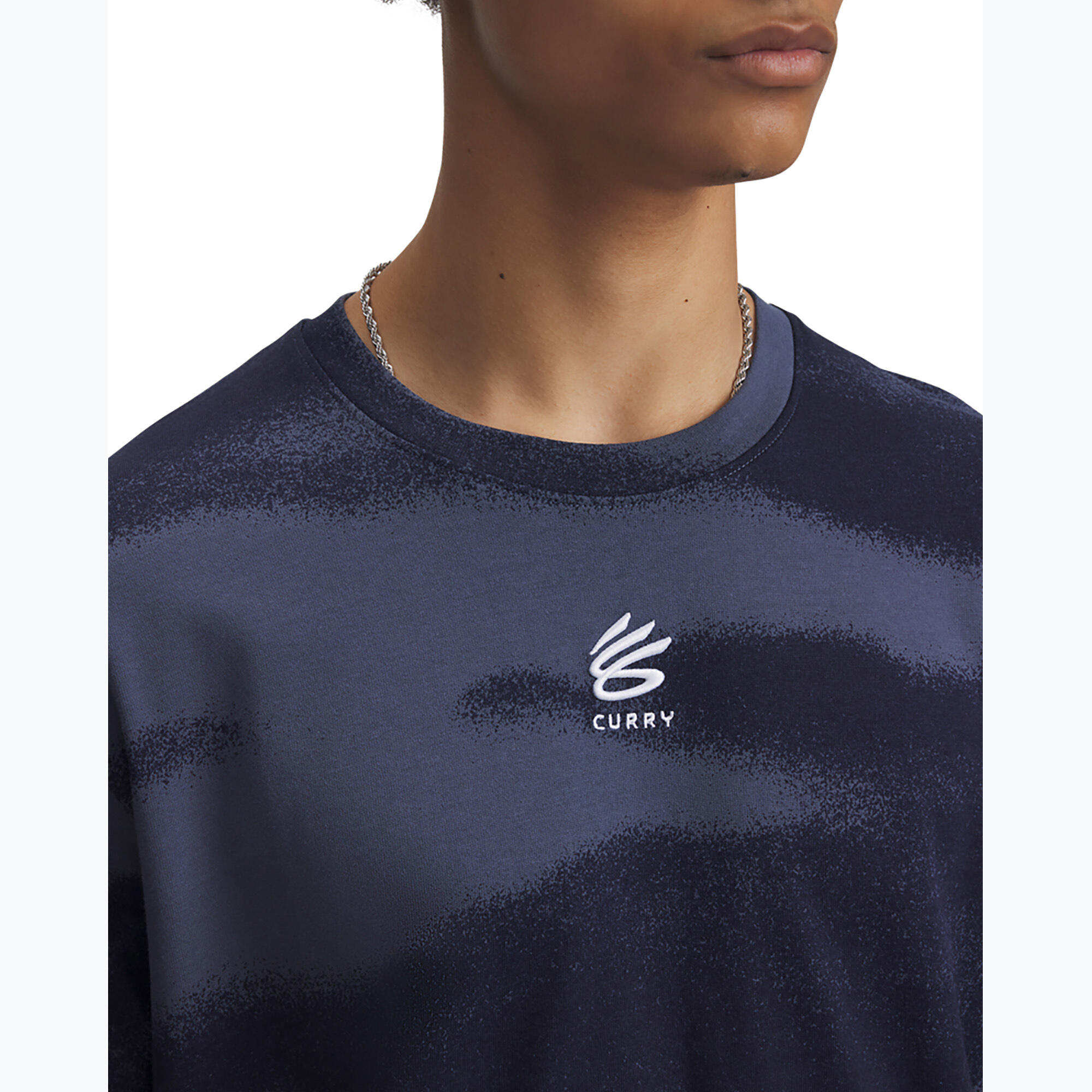 T-Shirt Homme Under Armour Curry Hvyweight Logo 3/3