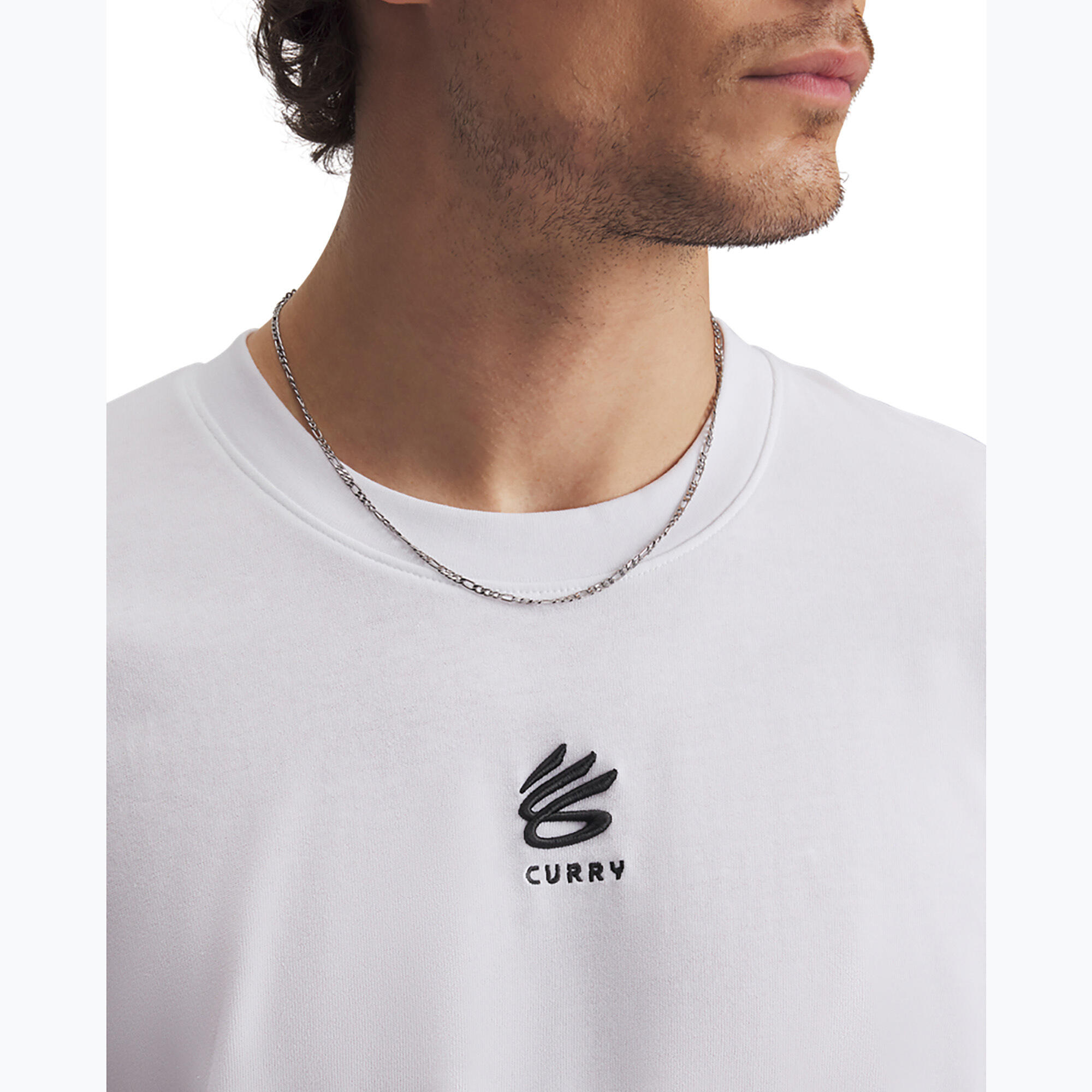 Camiseta masculina Under Armour Curry Hvyweight Logo / 3/3