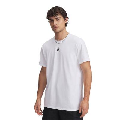 Under armour curry hvyweight-logo heren-t-shirt