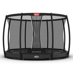 Trampoline BERG Elite + Filet de sécurité InGround Ronde Gr. anthr. 330