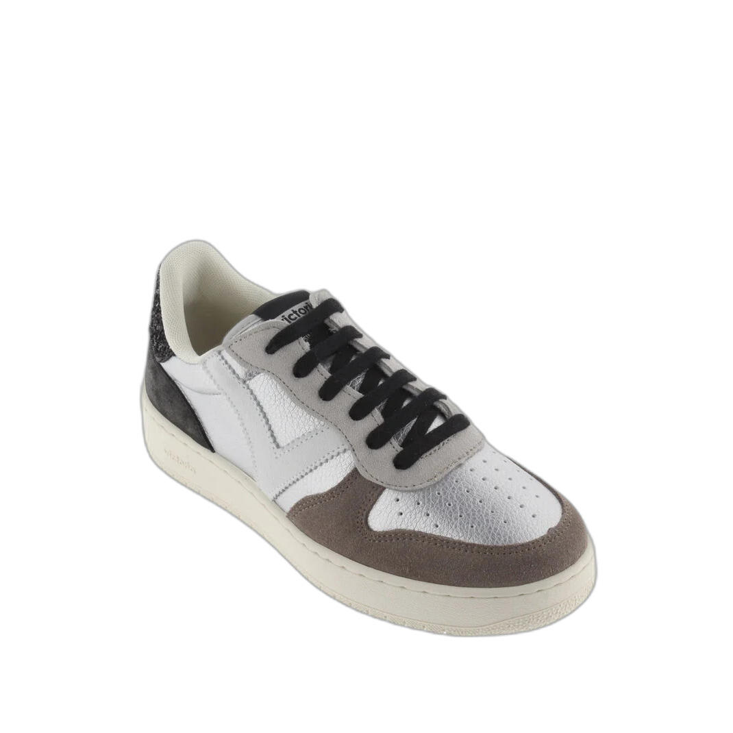Damen-Sneaker aus Wildleder und Metall Victoria Madrid 4/5