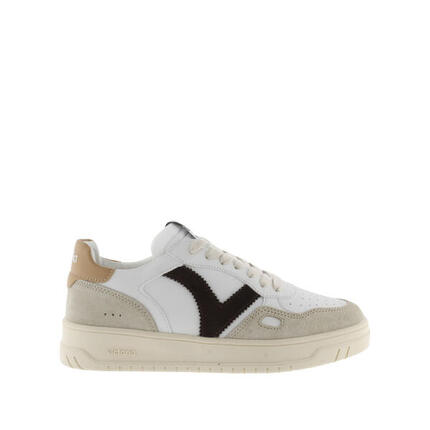 Baskets effet cuir et daim séoul Victoria
