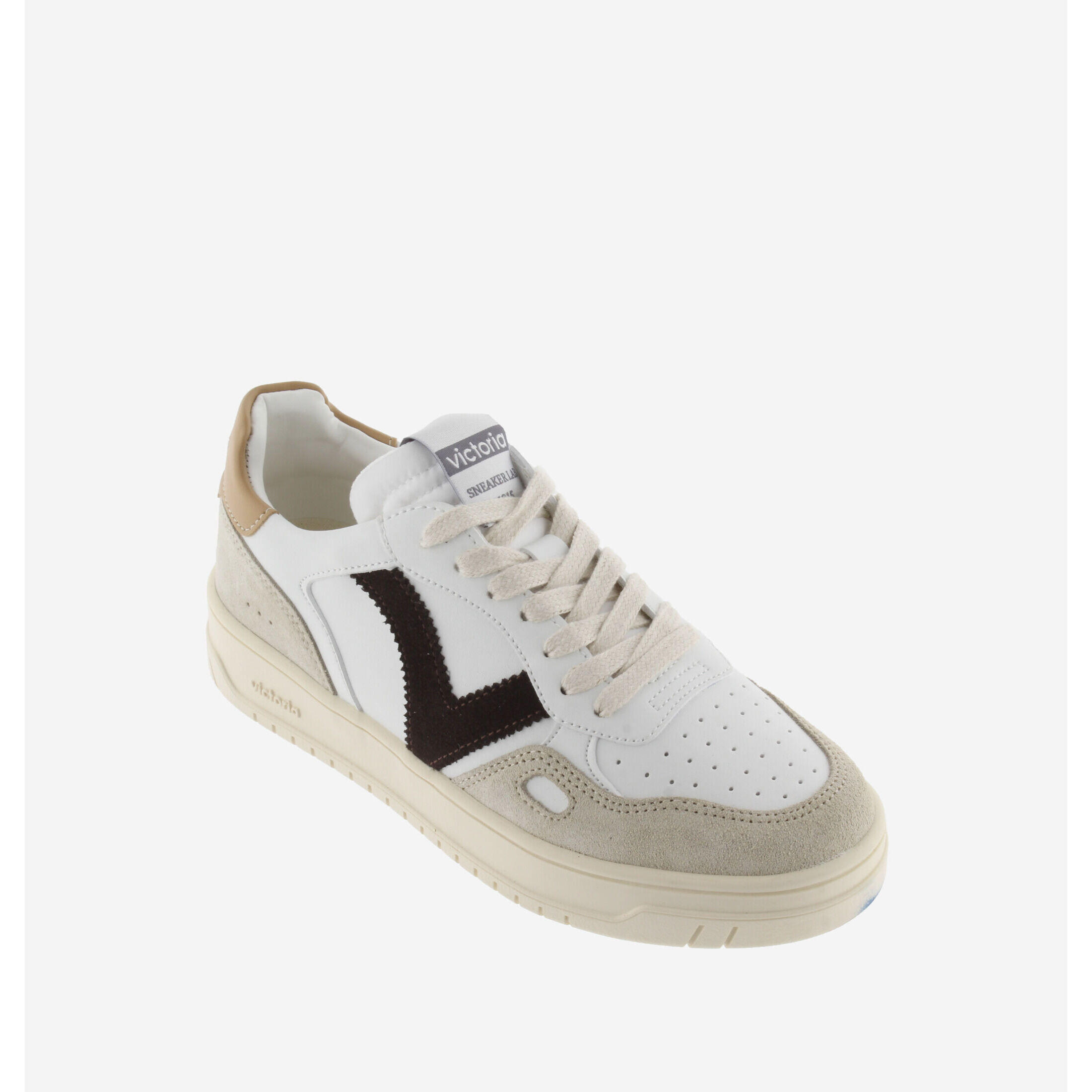 Baskets effet cuir et daim séoul Victoria 2/6