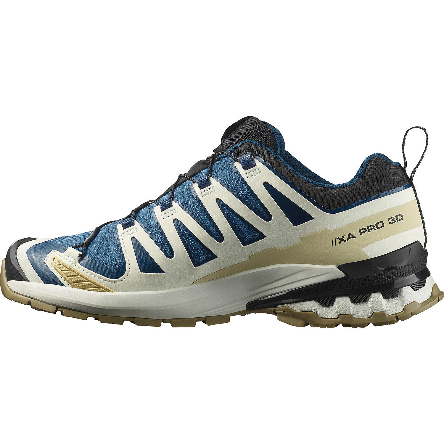 Schoenen Salomon XA Pro 3D V9 GTX Trail Blauw/Beige 2/6