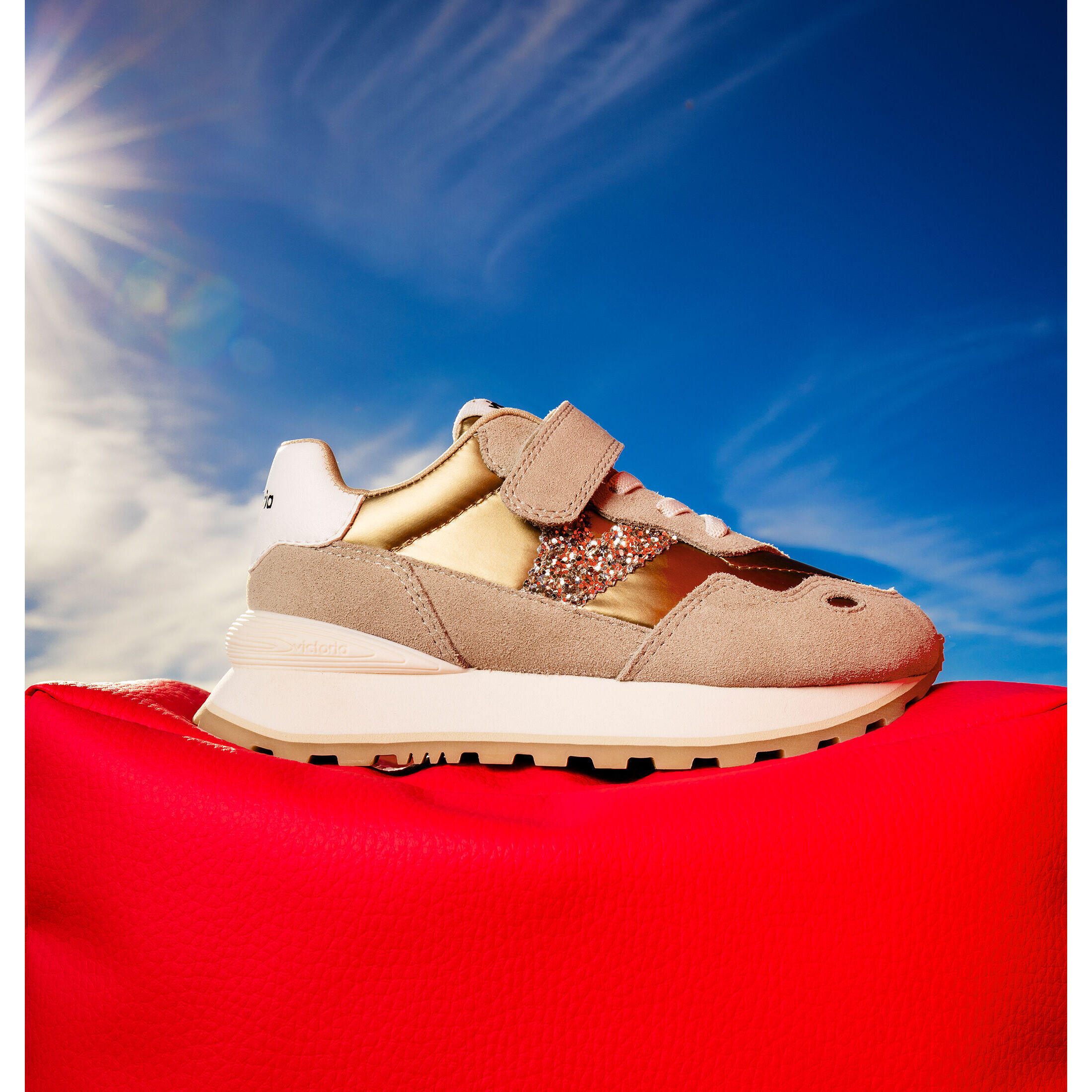 Metallic-Sneakers für Baby-Mädchen Victoria Viento 5/5