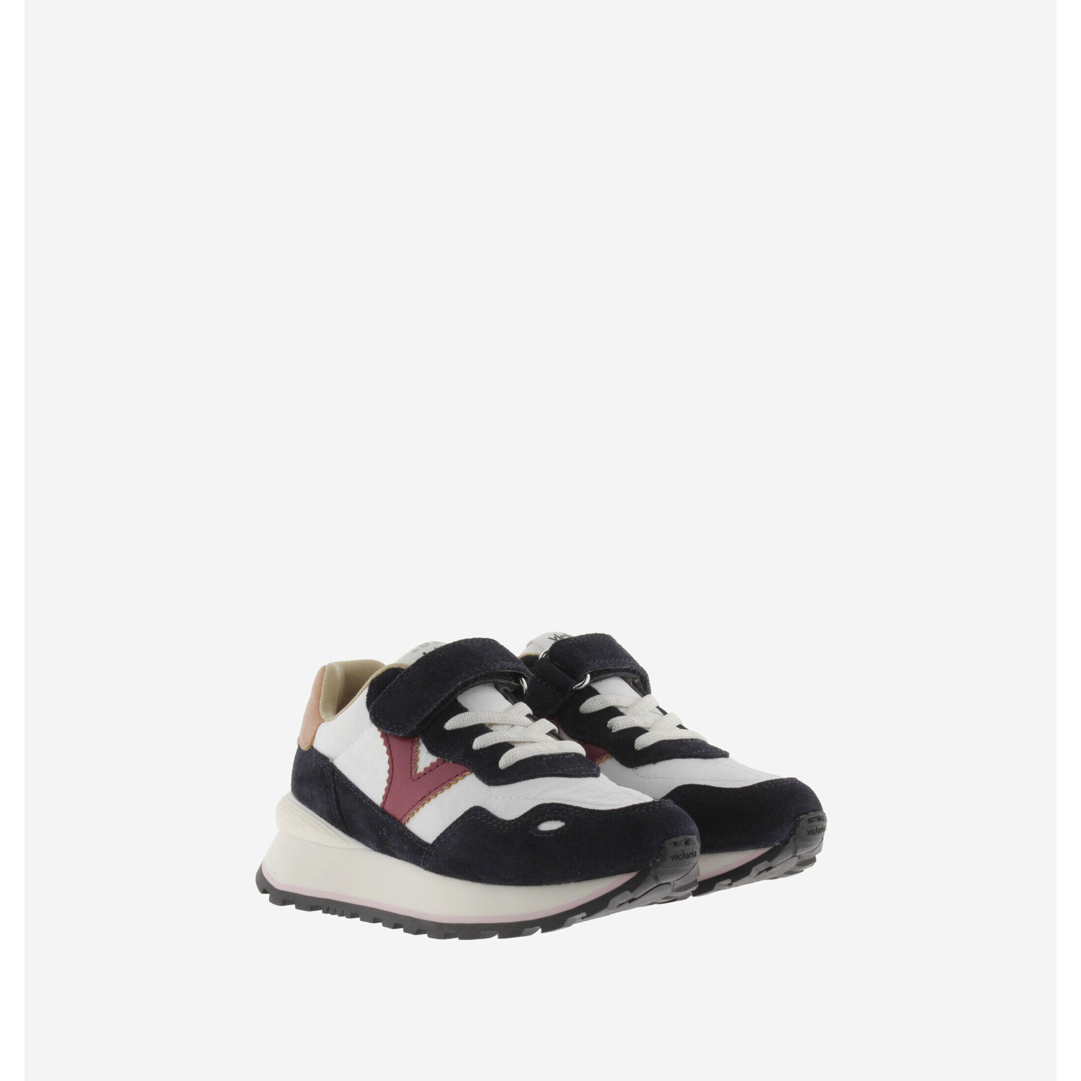 Scarpe da ginnastica da bambino in nylon e pelle scamosciata Victoria Viento 3/5