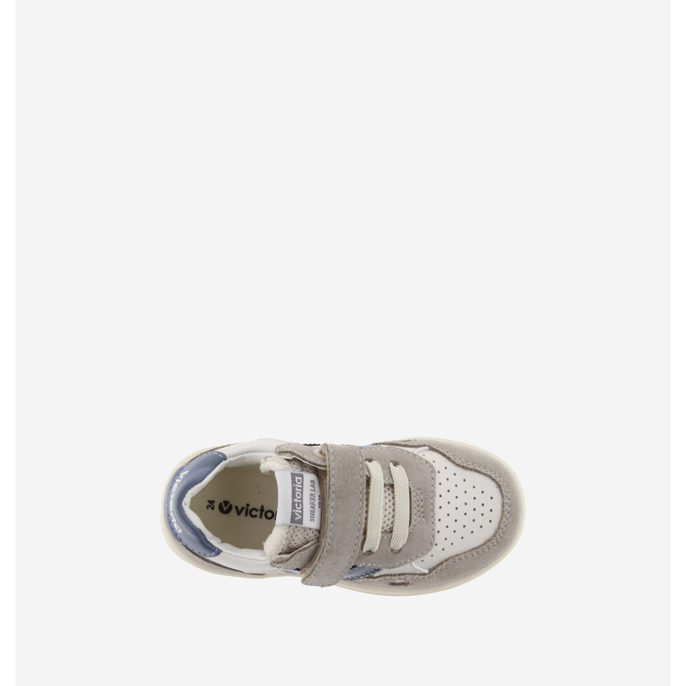 Sneakers mit nur einem Riemen aus Retro-Mesh für Kinder er Victoria 5/5