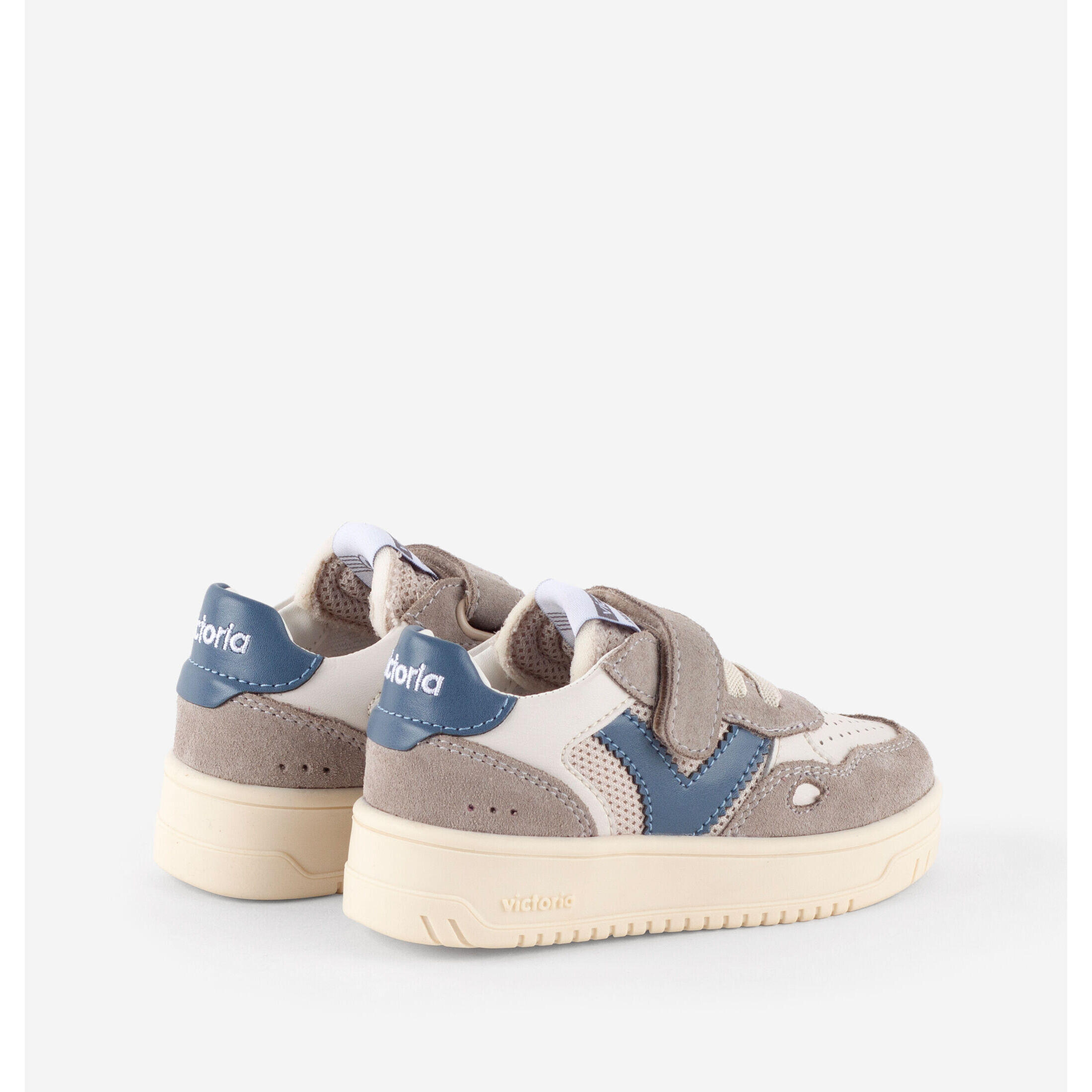 Sneakers mit nur einem Riemen aus Retro-Mesh für Kinder er Victoria 3/5
