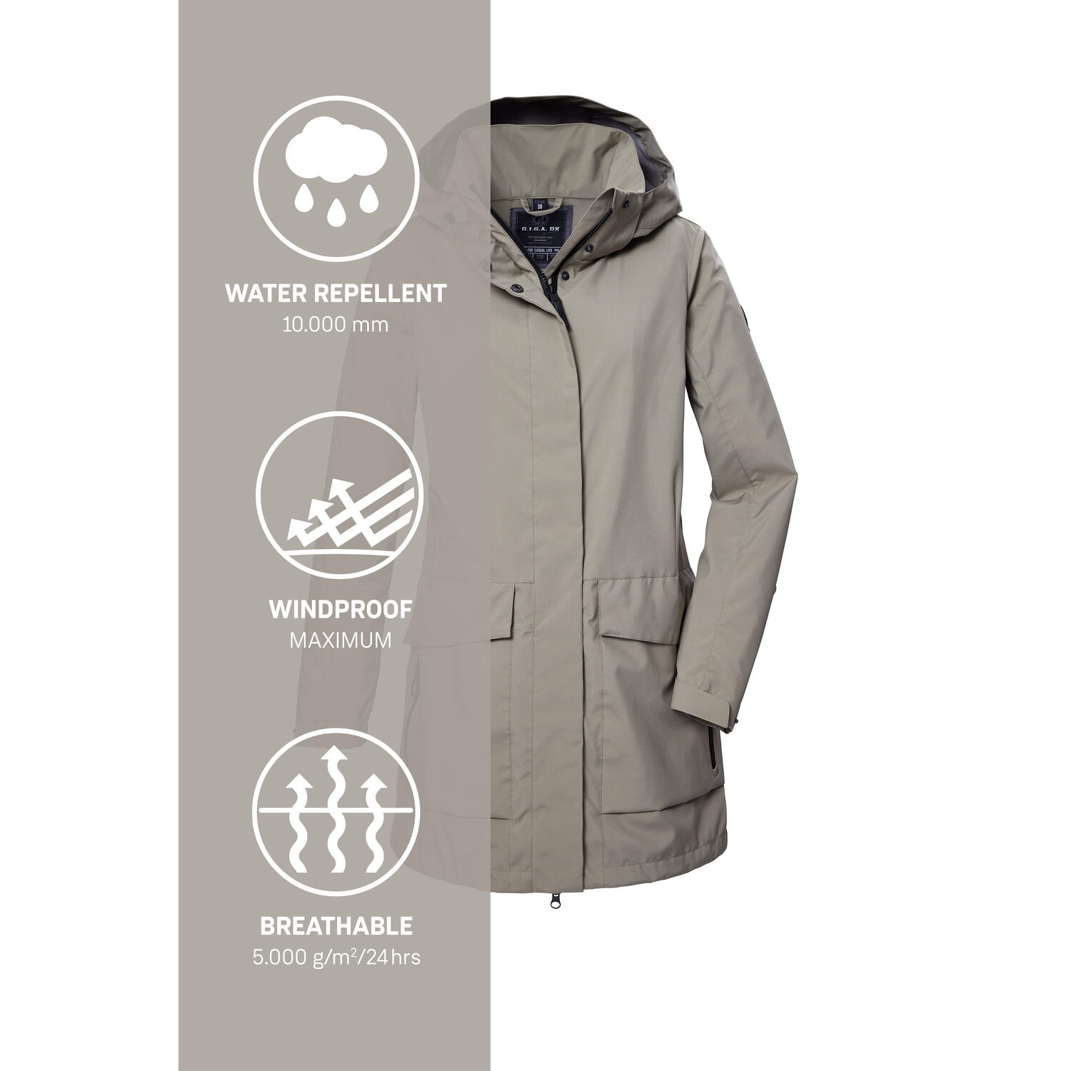 Damen Softshellparka GS 95 7/7