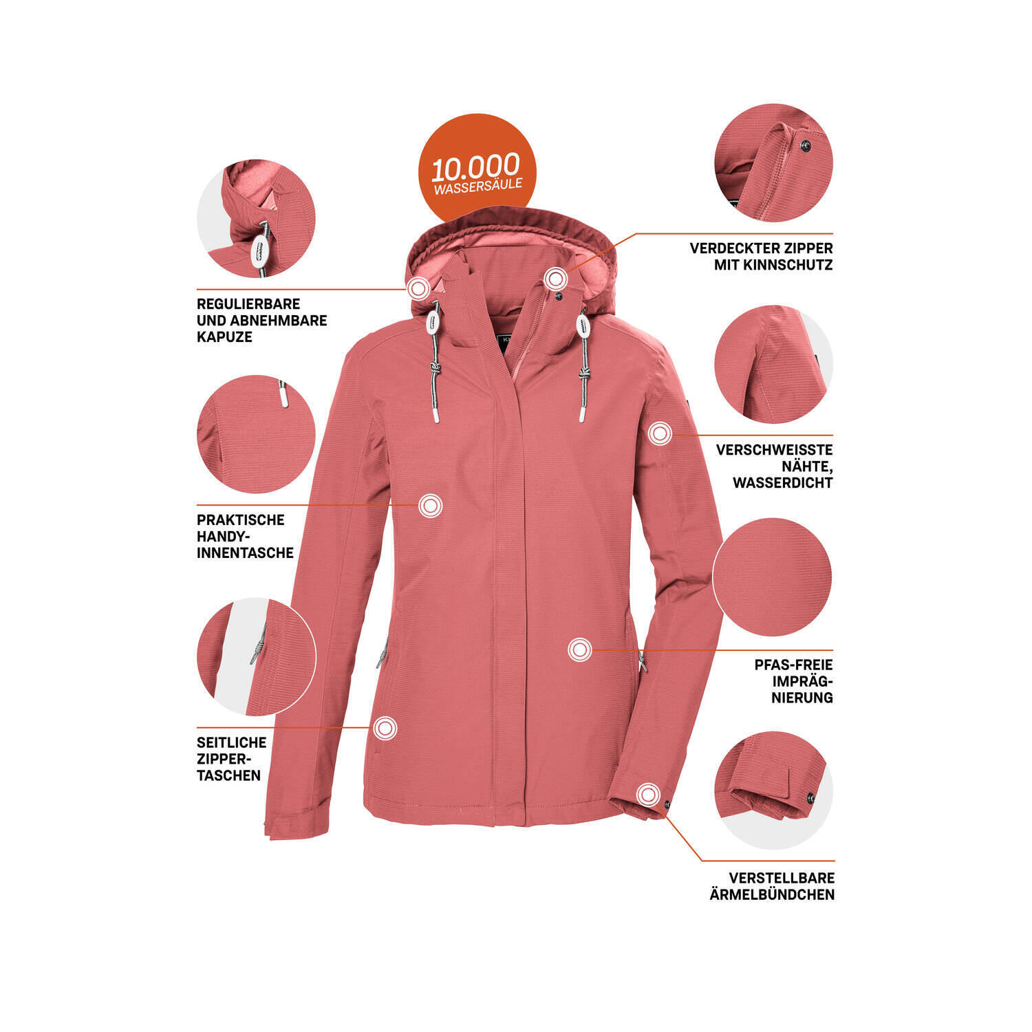 Damen Outdoorjacke KOS 61 5/7