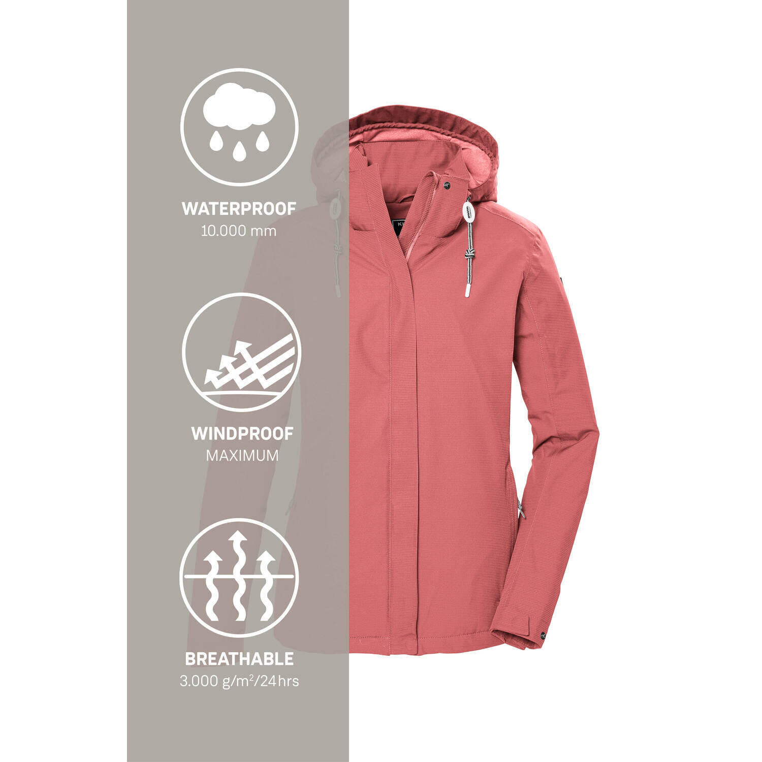 Damen Outdoorjacke KOS 61 6/7