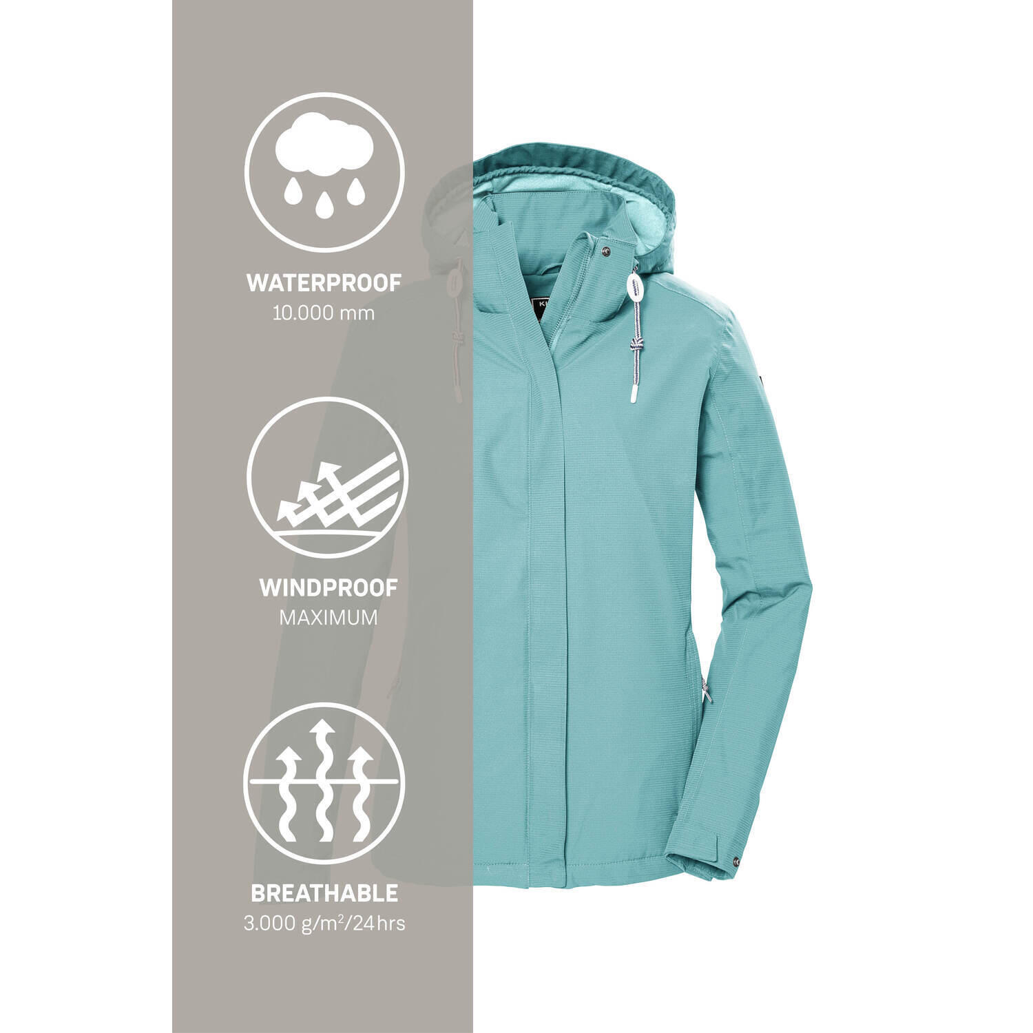Damen Outdoorjacke KOS 61 6/7
