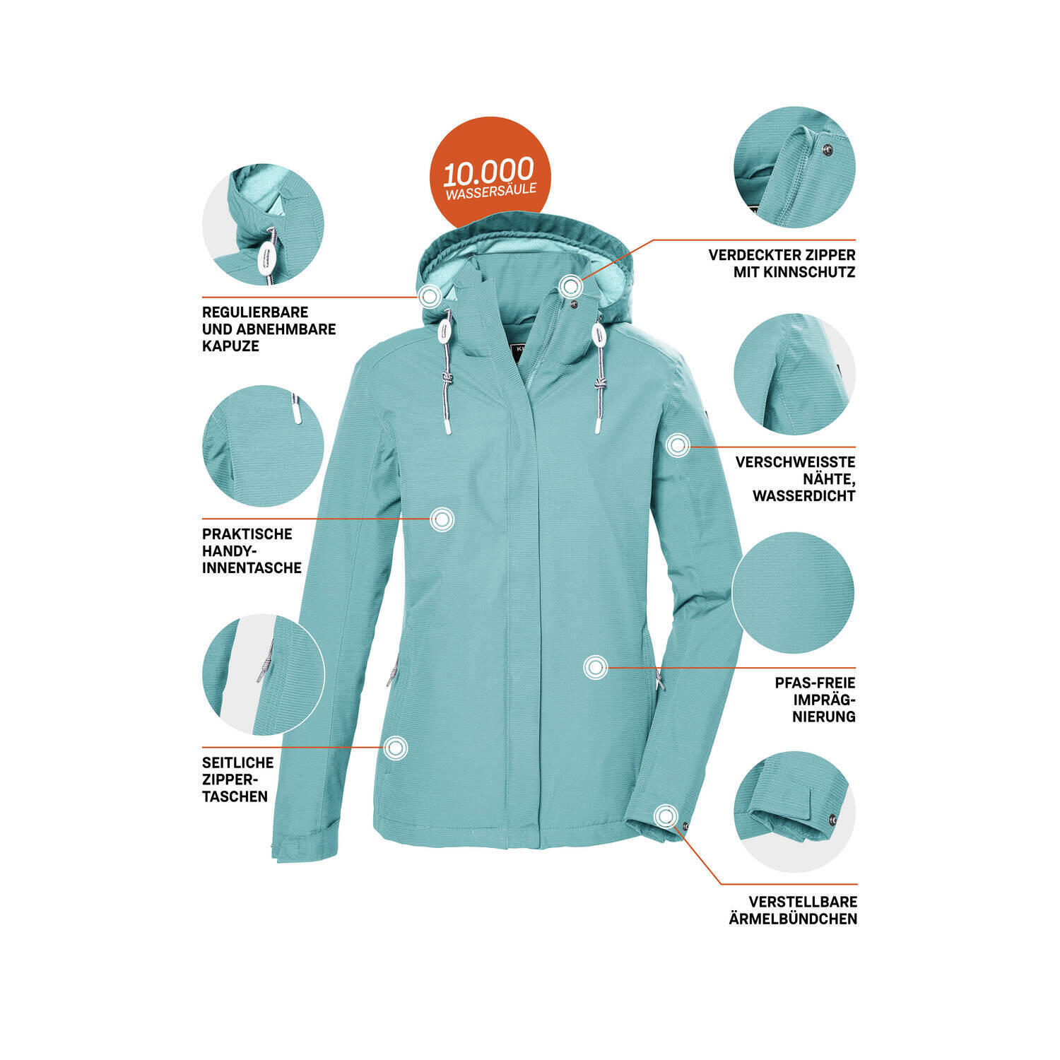 Damen Outdoorjacke KOS 61 5/7