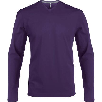T-shirt manches longues col V Kariban