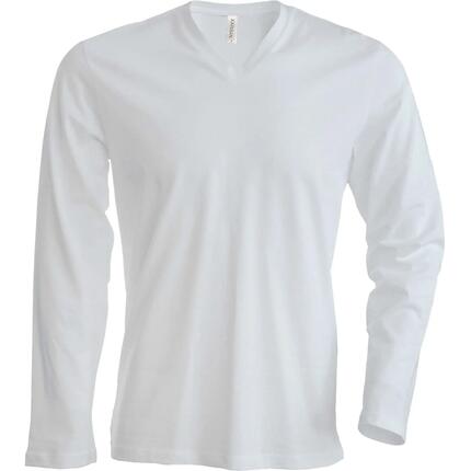 T-shirt manches longues col V Kariban