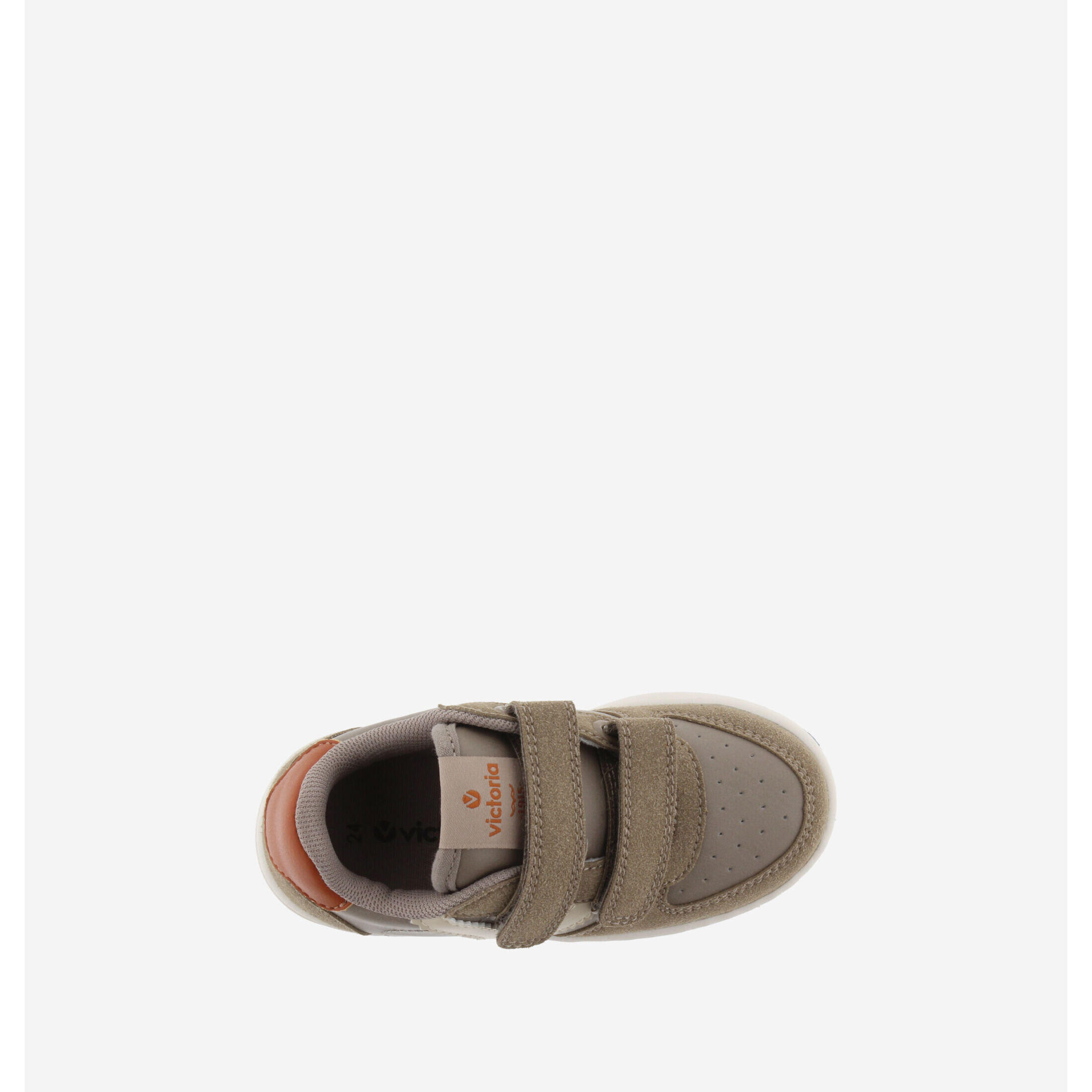 Zapatillas Deportivas Niños Victoria  TIEMPO TIRAS EFECTO PIEL Marró 5/5