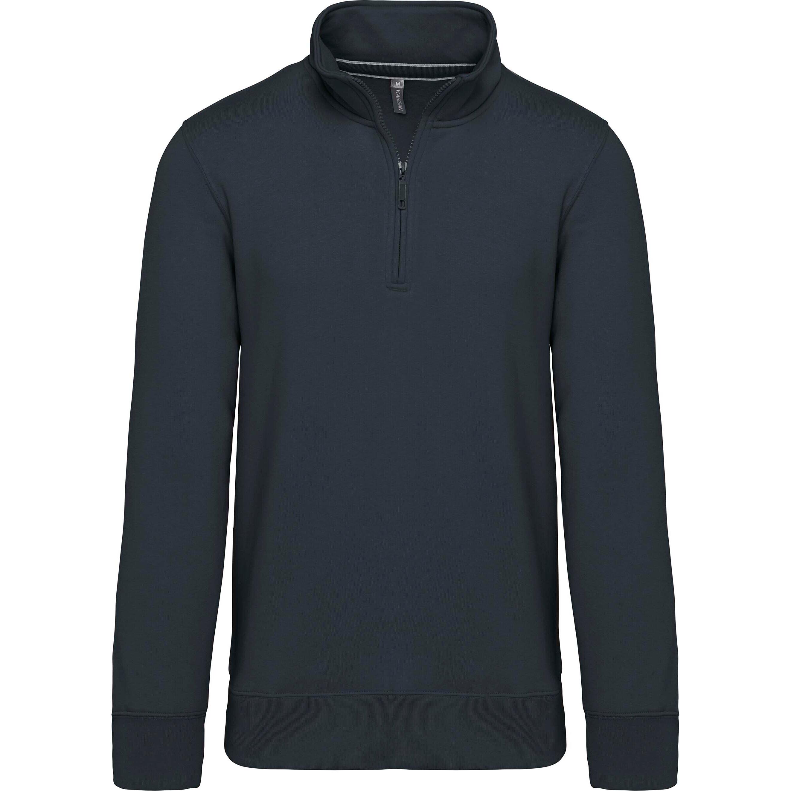 KARIBAN Cotton sweatshirt Kariban Col Zippé