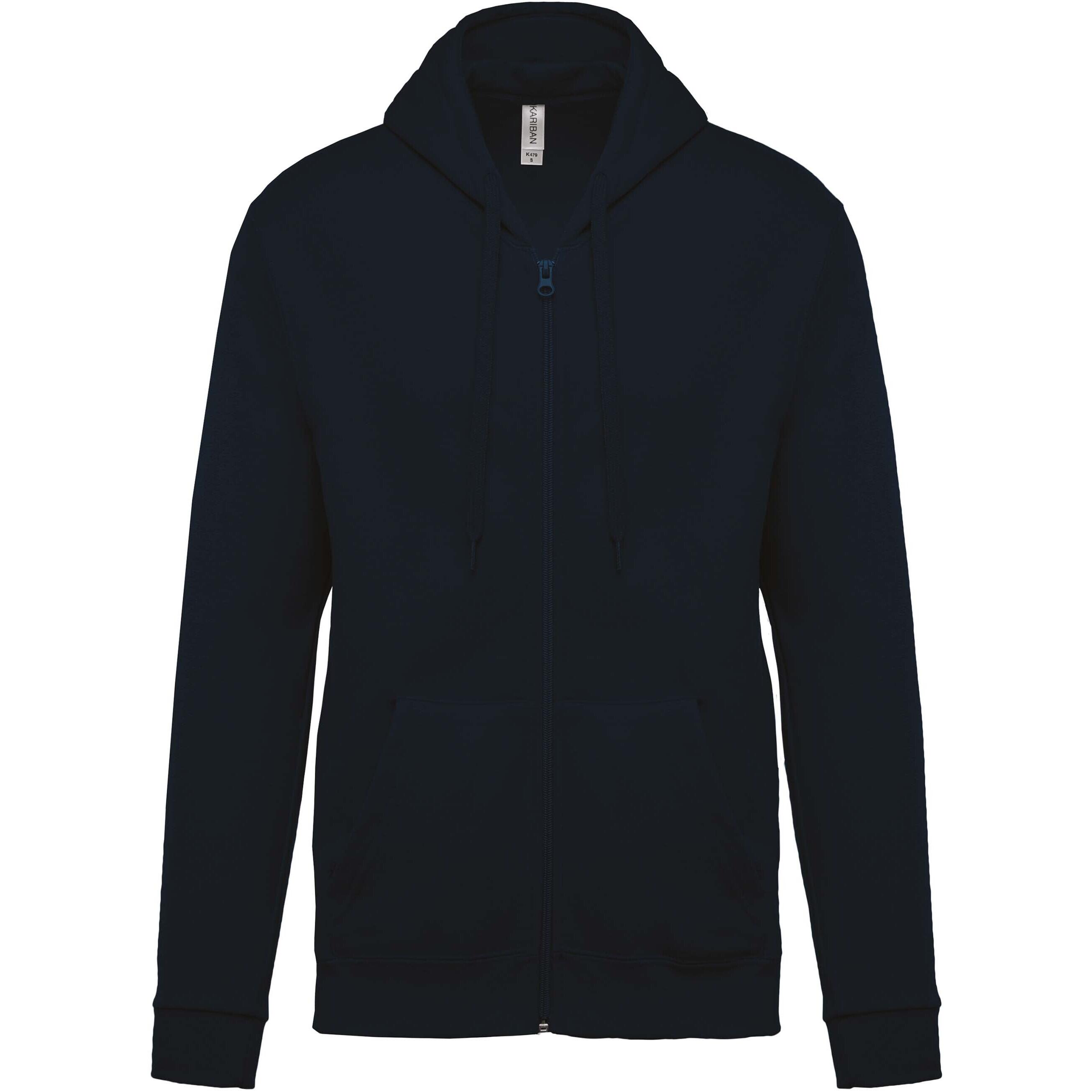 Kariban - Sweathirt Zippé À Capuche Kariban Molleton - Sweat-shirt - Bleu - 42 M/l - Decathlon