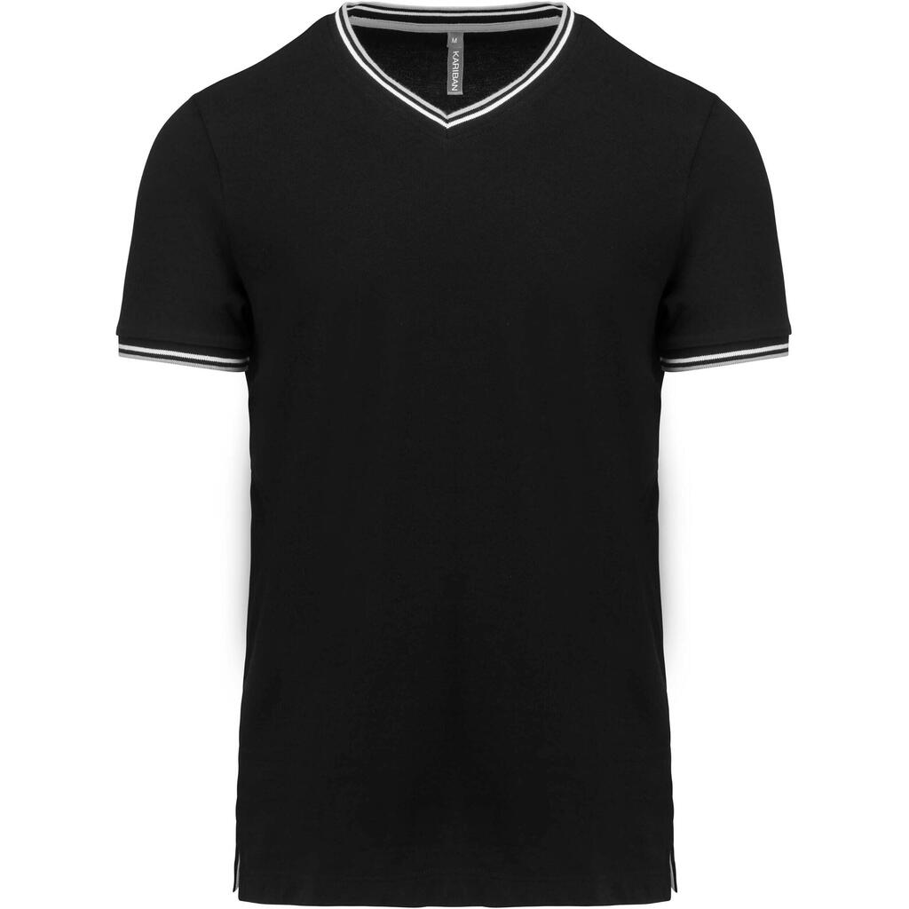 T-shirt Kariban Maille Piquée Col V