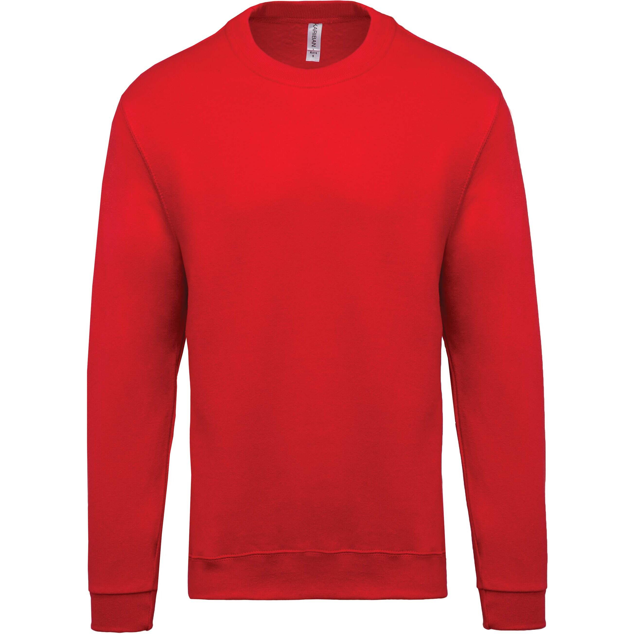 Kariban - Sweatshirt Kariban Col Rond - Sweat-shirt - Rouge - 52 2xl - Decathlon