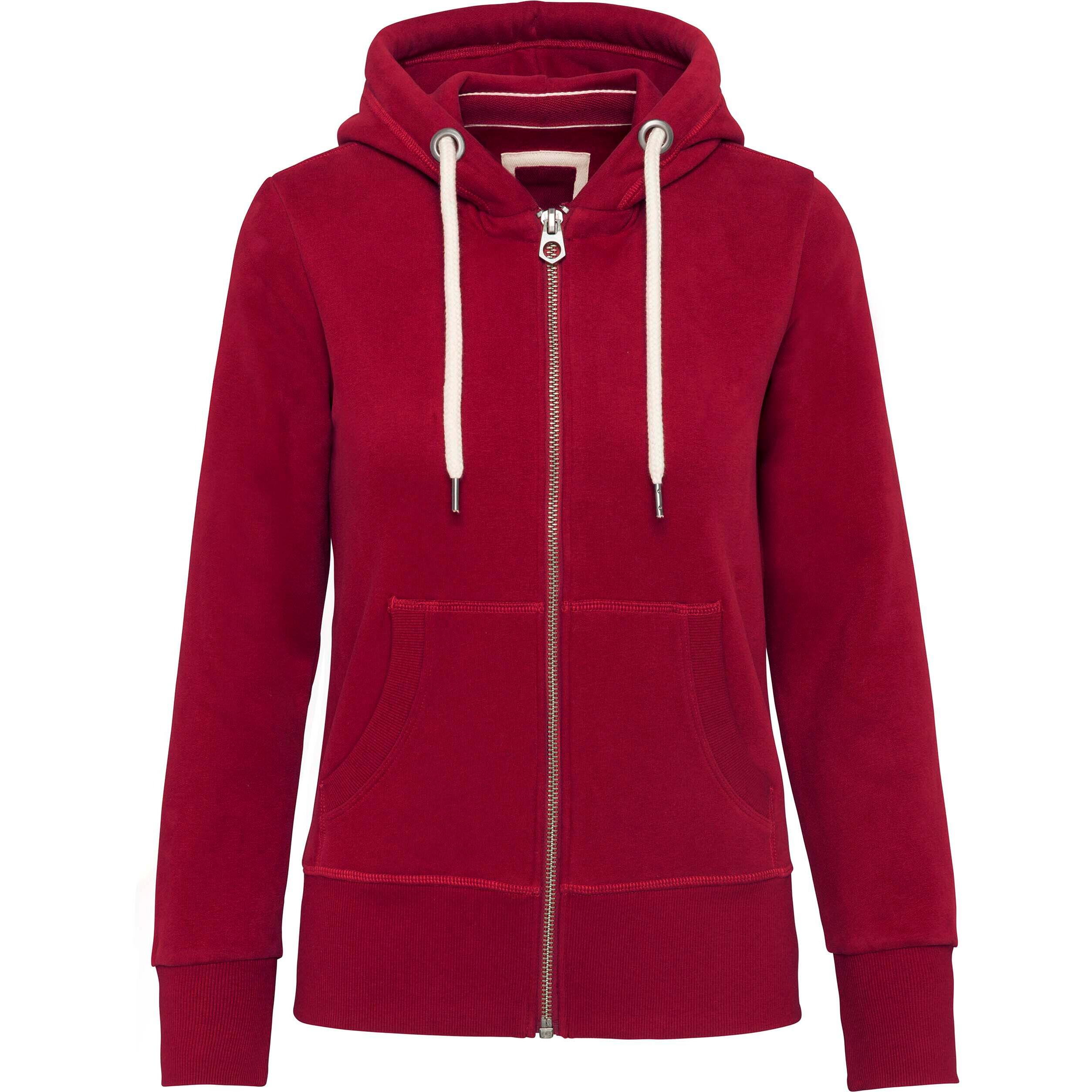Damen Kapuzenpullover Kariban Vintage 2/5