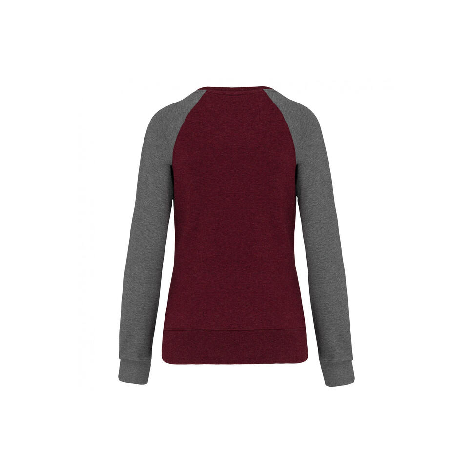 Damska bluza z okrągłym dekoltem Kariban bicolore