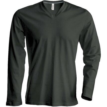 T-shirt manches longues col V Kariban