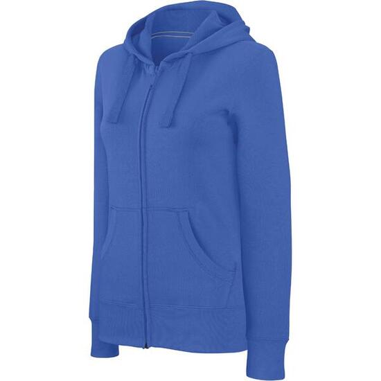 Sweathirt femme zippé à capuche Kariban