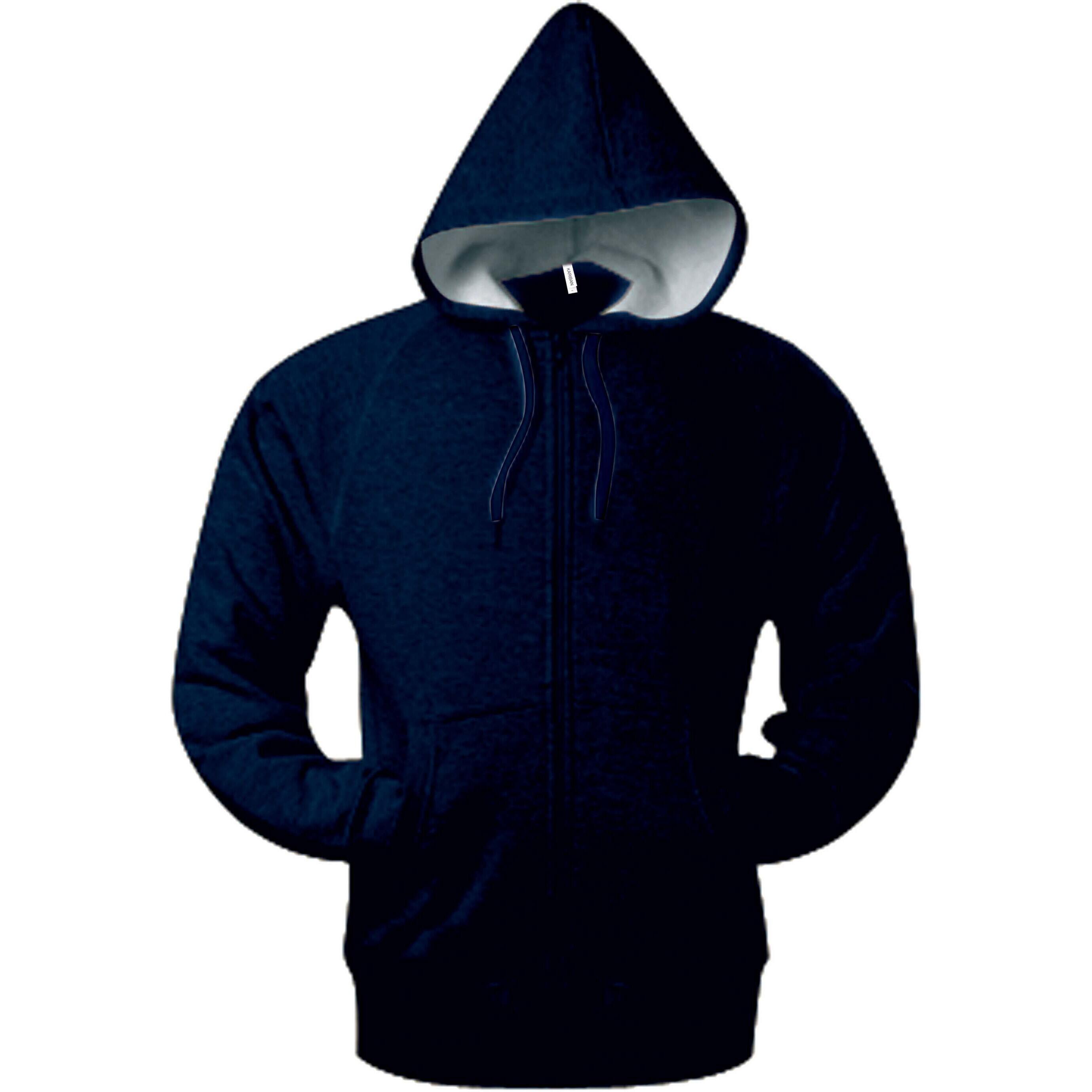 Kapuzenpullover Kängurutaschen Kariban 3/7