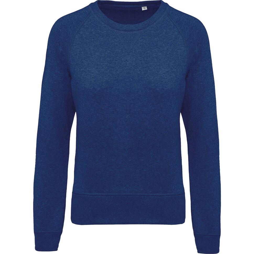 Bluza damska z okrągłym dekoltem z bawełny organicznej Kariban