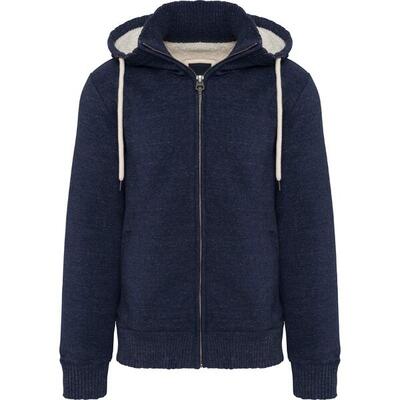 Jacke Kariban Vintage Molleton Doublée Sherpa