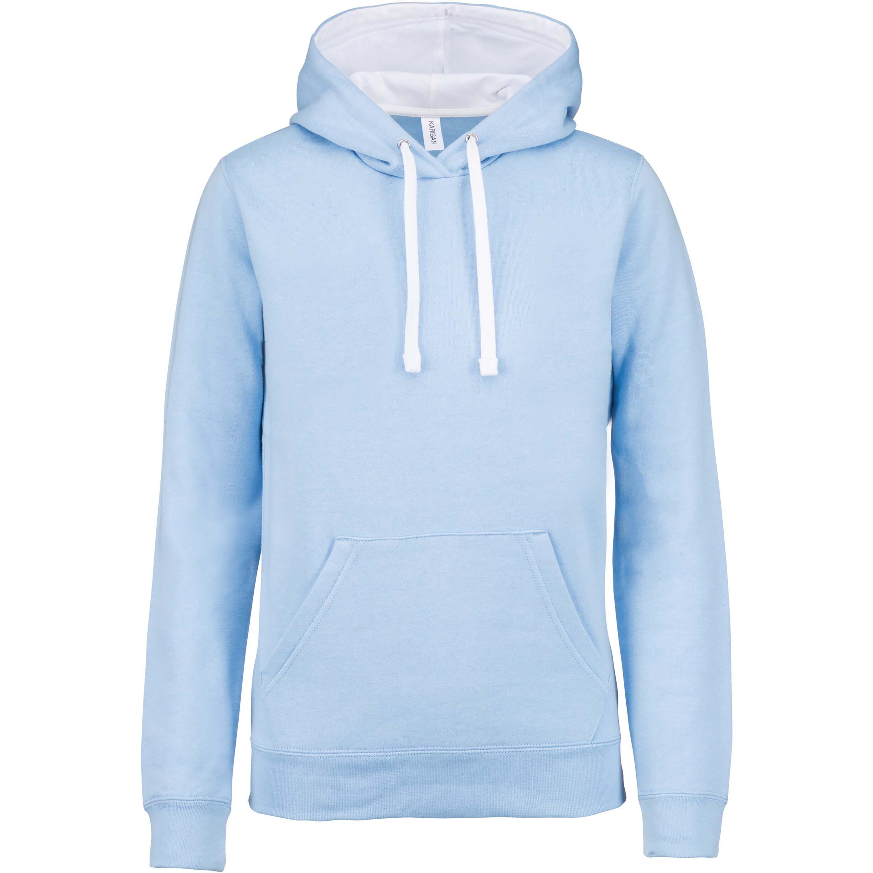 KARIBAN Hooded sweatshirt Kariban Contrastée