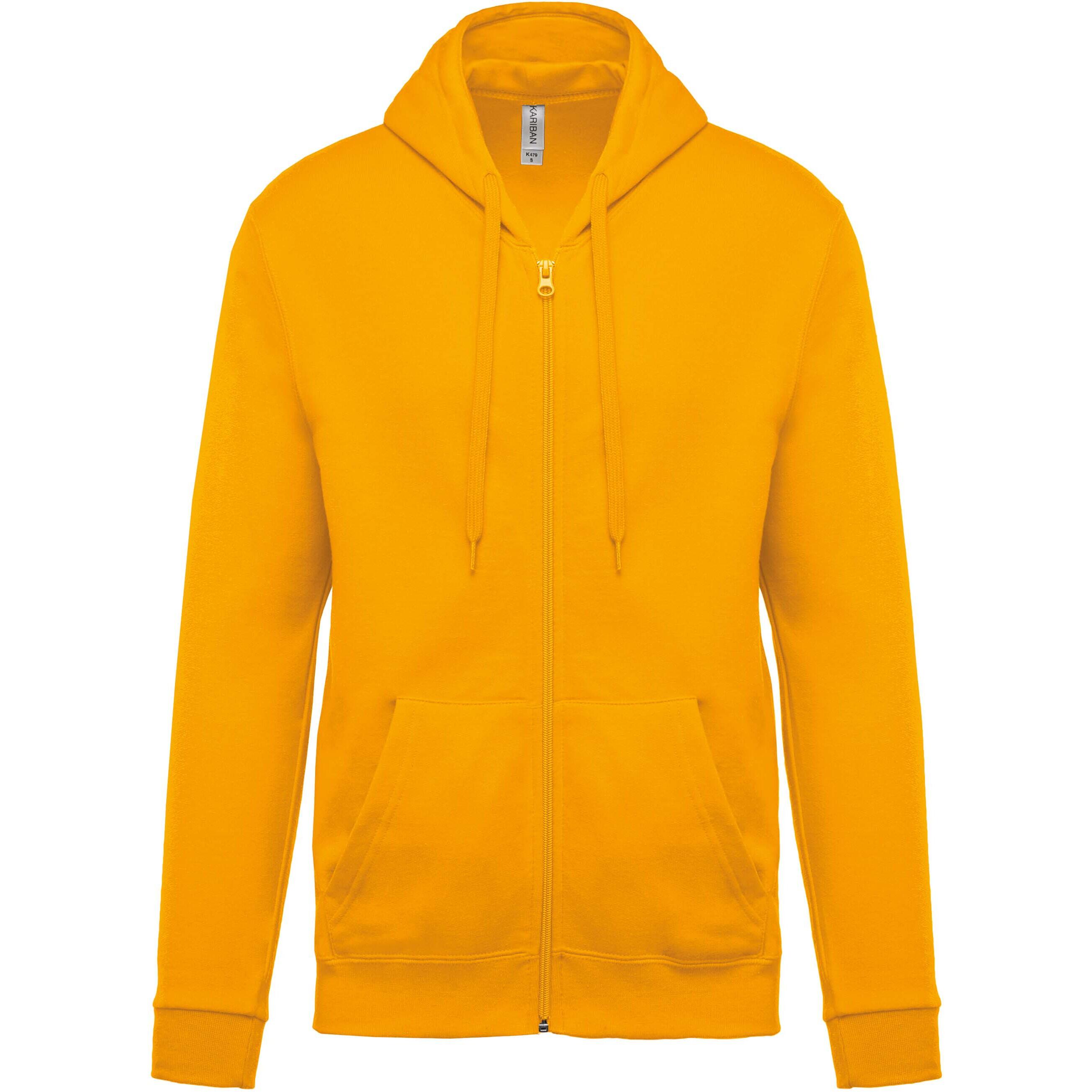 Kariban - Sweathirt Zippé À Capuche Kariban Molleton - Sweat-shirt - Jaune - 58 4xl - Decathlon