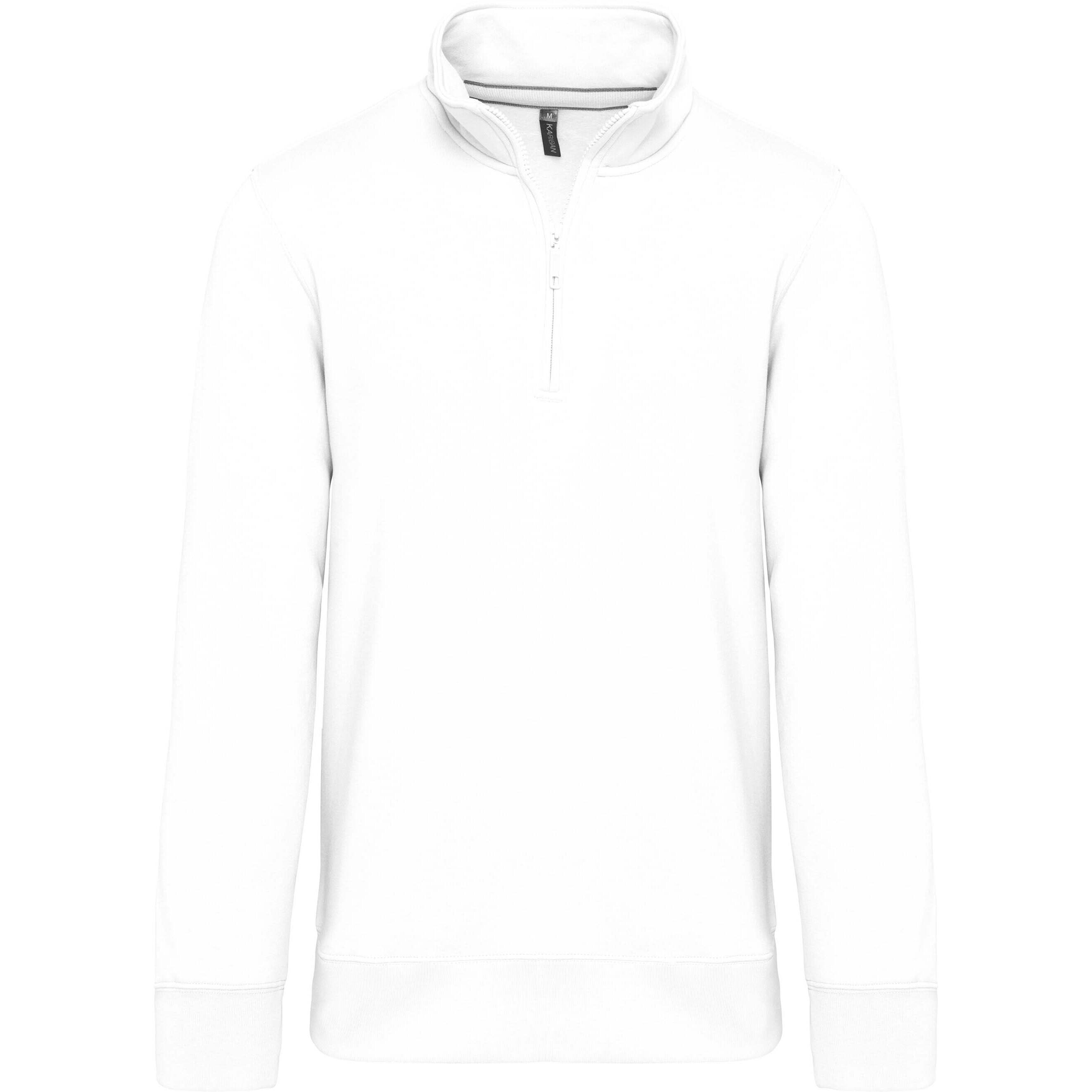 KARIBAN Felpa di cotone Kariban Col Zippé