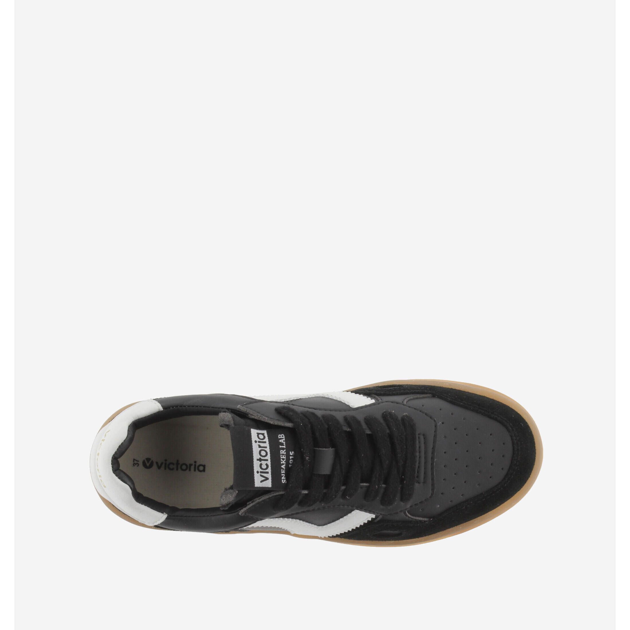 Baskets effet cuir Victoria Seul 4/5