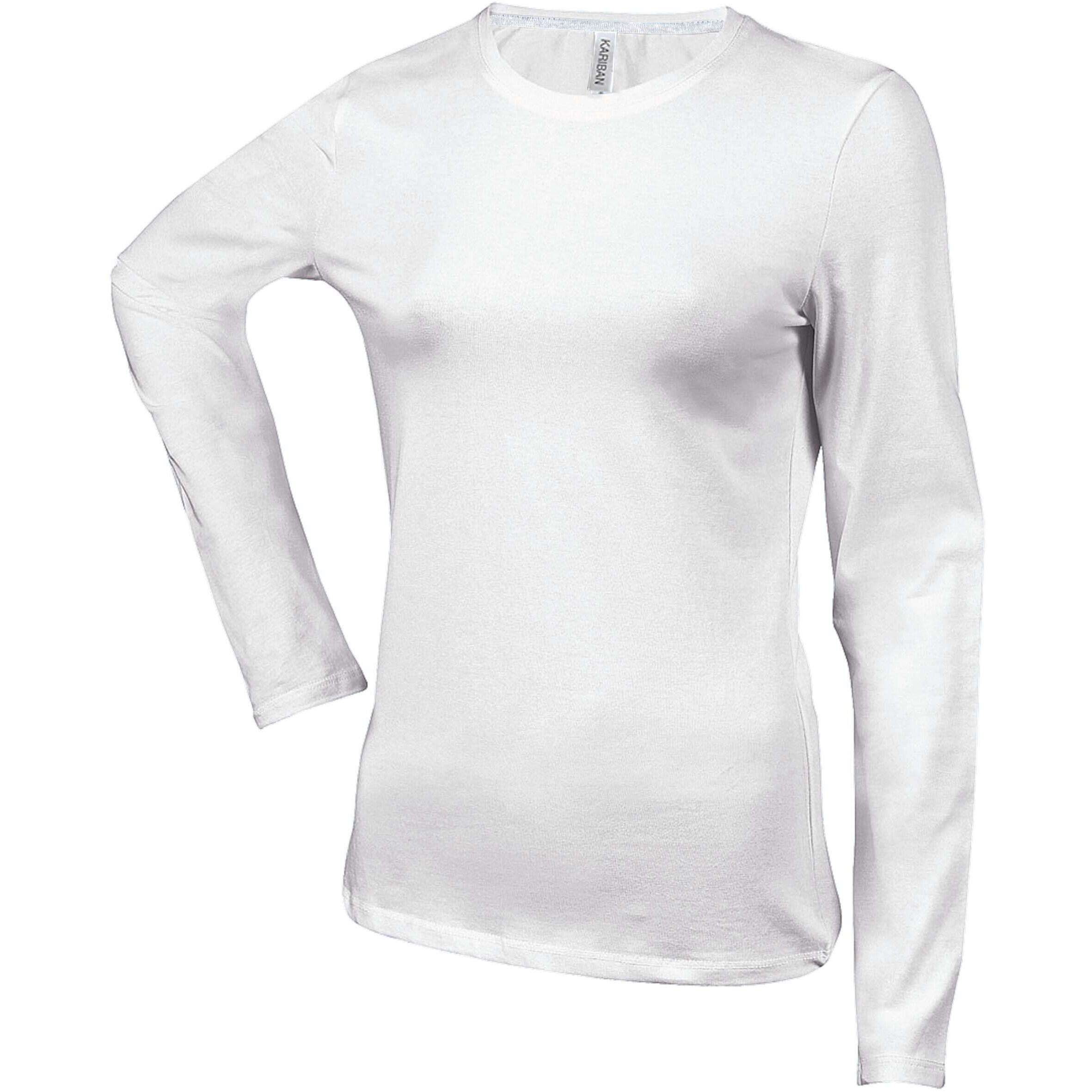KARIBAN Maglietta a manica lunga da donna Kariban Col Rond