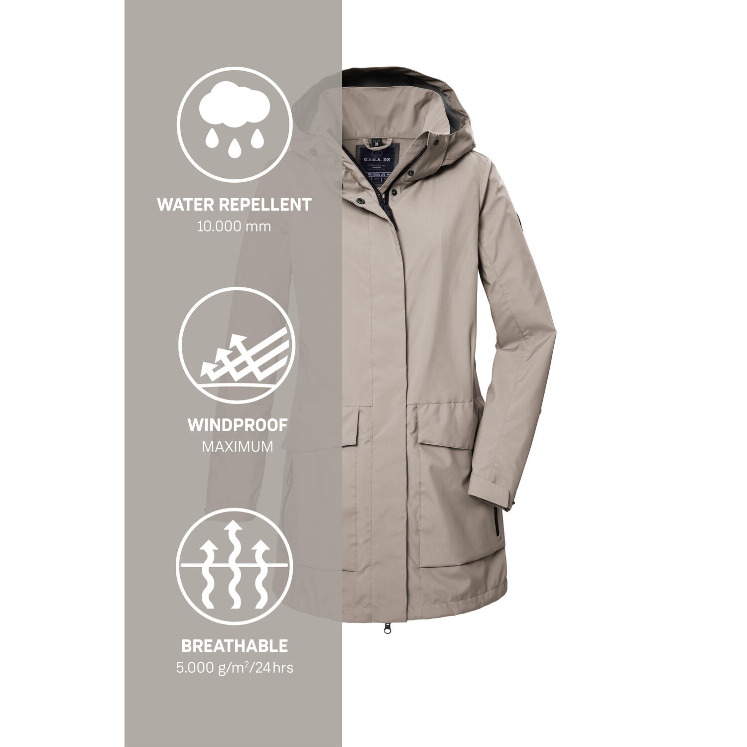 Damen Softshellparka GS 95 7/7