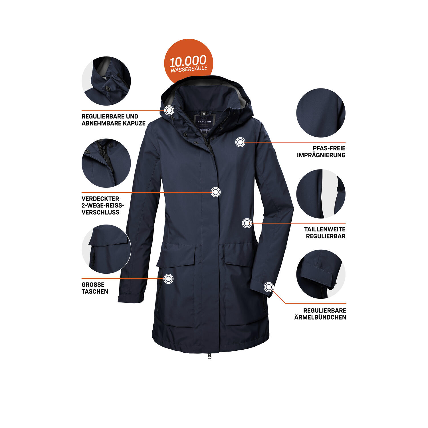 Damen Softshellparka GS 95 6/7