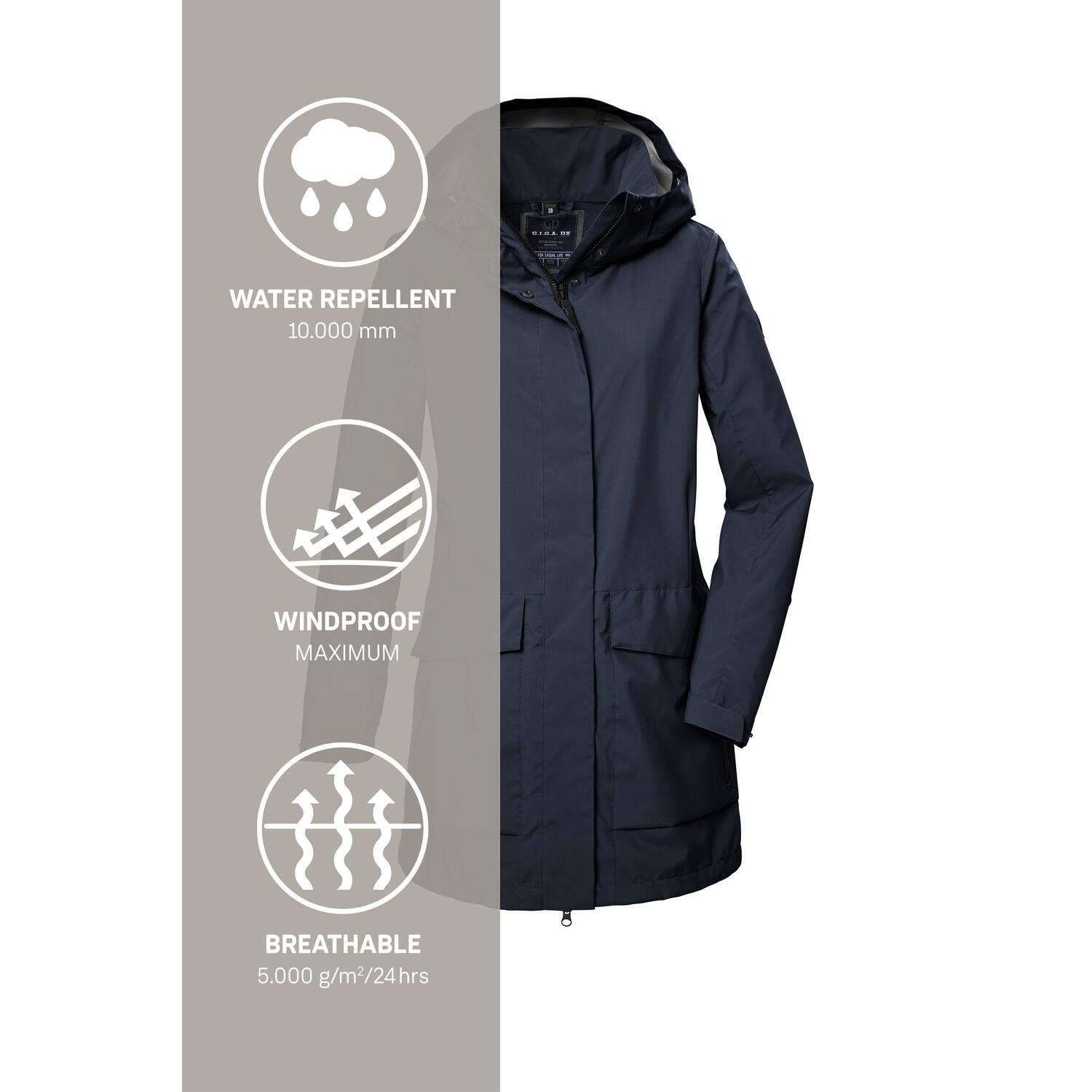 Damen Softshellparka GS 95 7/7