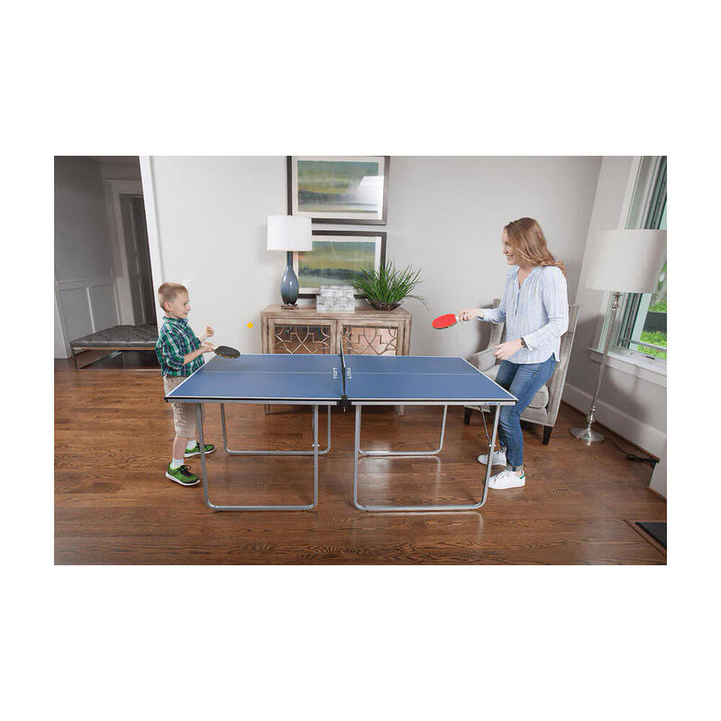 Talbe de tennis de table ping pong midsize indoor medium bleu