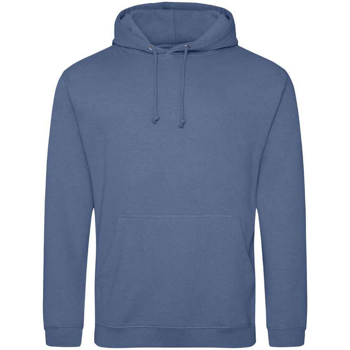 AWDIS Unisex College Hooded Sweatshirt / Hoodie (Atlantic Blue)