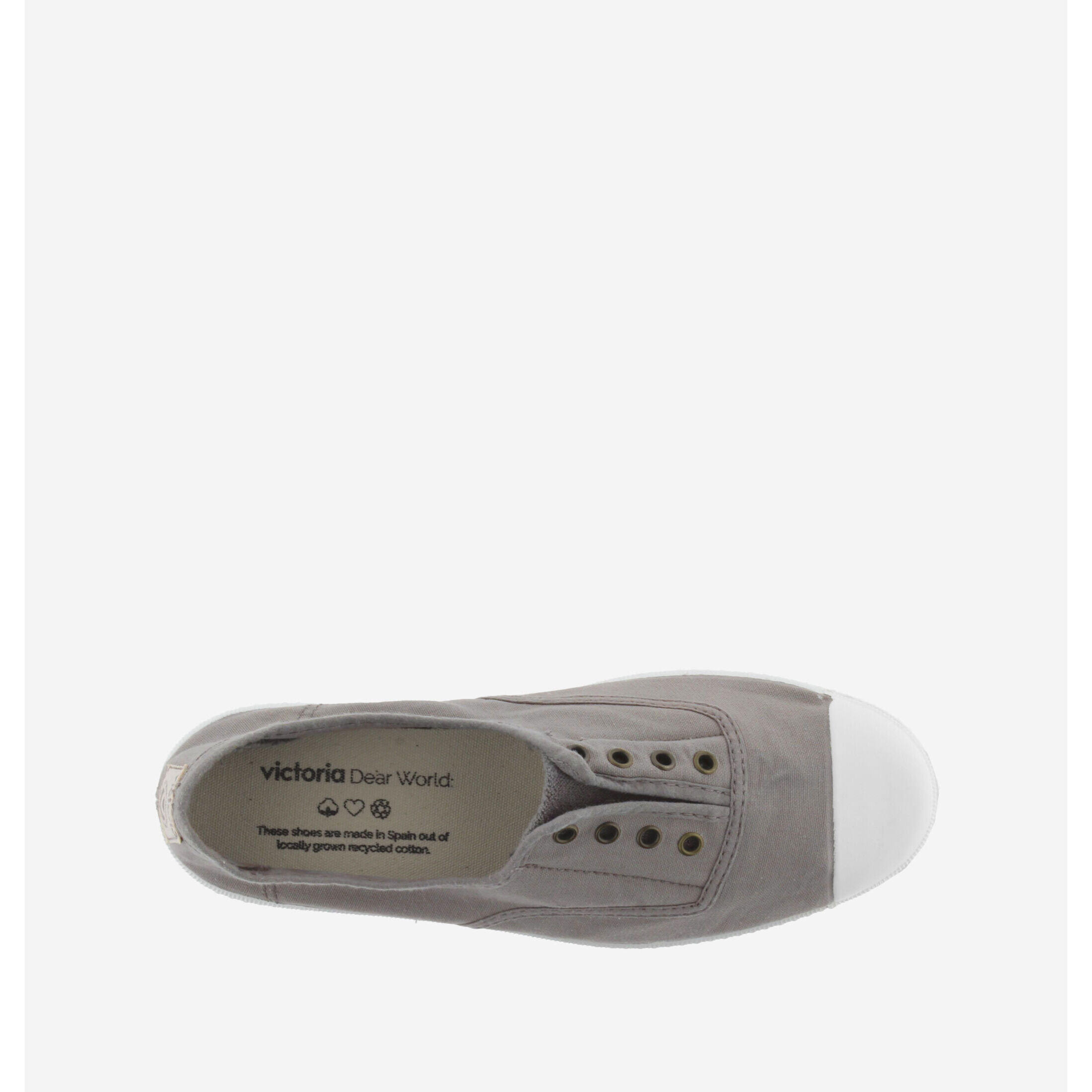 1915 Inglesa Drec Womens Low Top Slip On Canvas Pumps 4/5