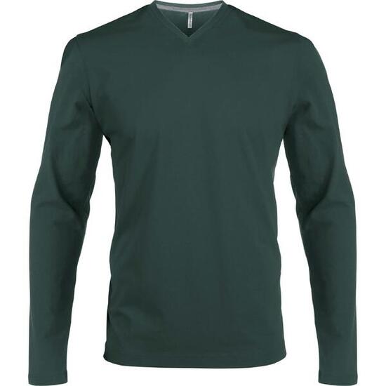 T-shirt Kariban Col V manches longues
