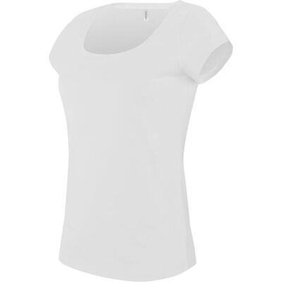 Vrouwen t-shirt kariban col bateau