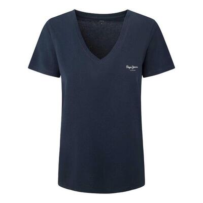 T-shirt met v-hals pepe jeans lorette
