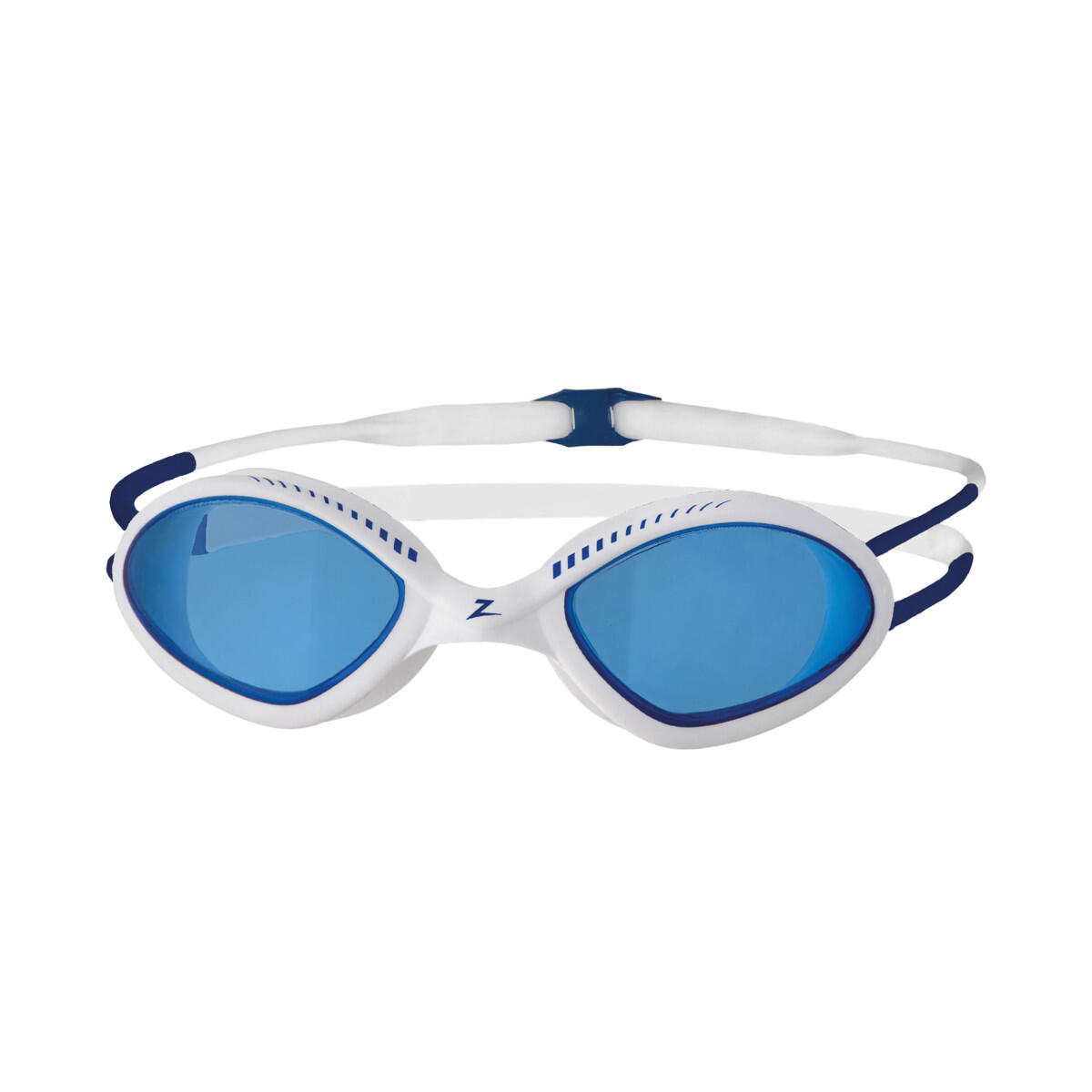 white / blue
