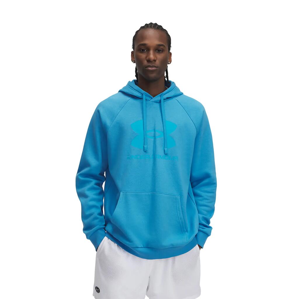 Mens Rival Raglan Hoodie (Blue)
