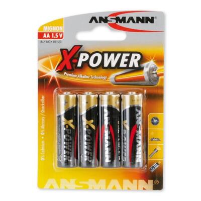 Batterie Alkaline X-Power Mignon AA /LR6, 4er-Pack