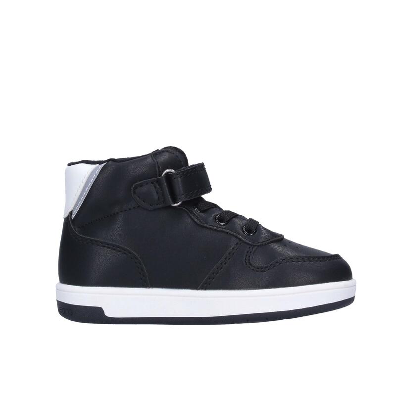 Seconde vie - Baskets montantes lacets/velcro enfant Calvin Klein black/white