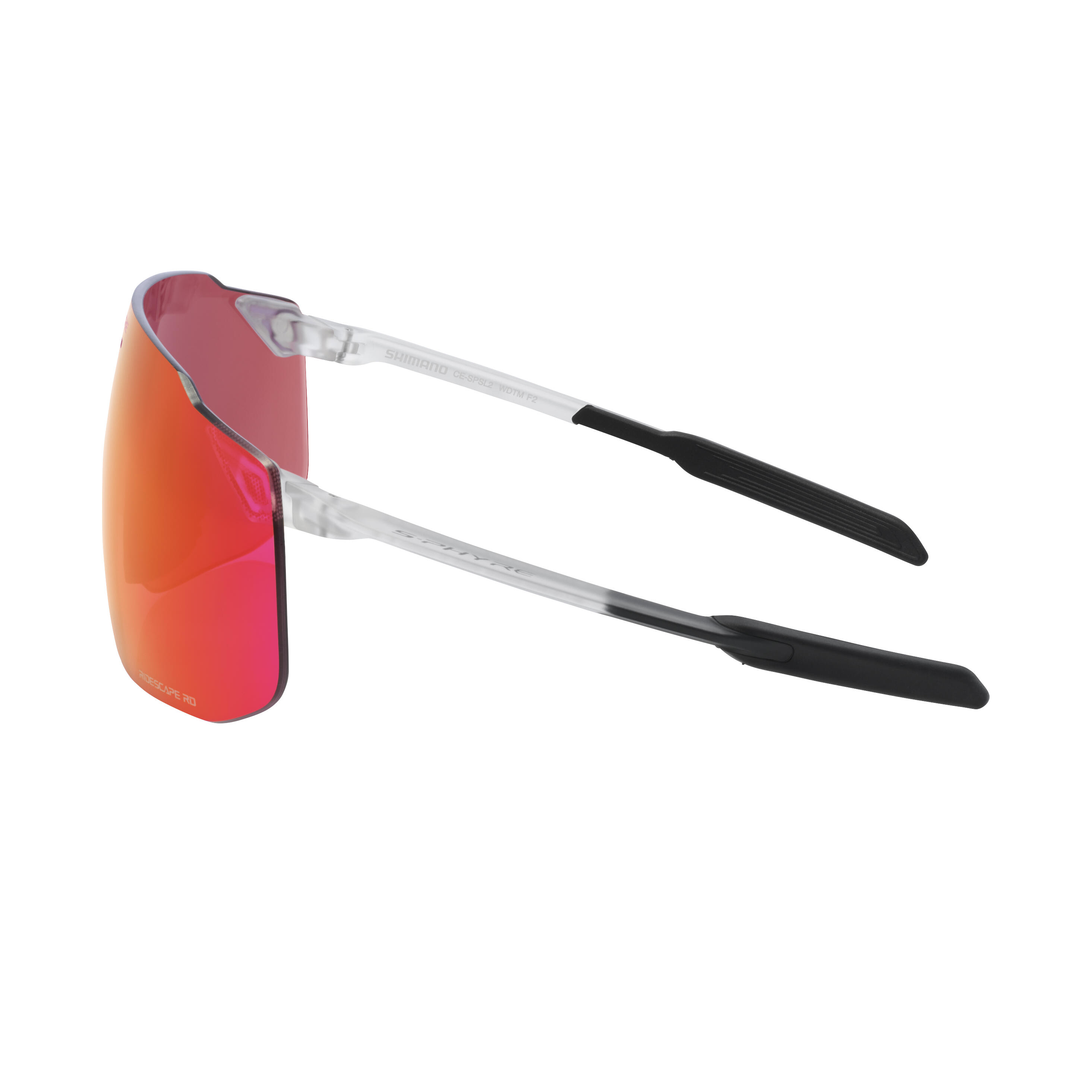 Lunettes de soleil vélo S-PHYRE SL Matte Crystal , Ridescape Road 3/4